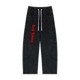 Khuy Voyne — Mineral-Wash Barrel Sweatpants by MIROLYUB – MIROLYUB New York streetwear sweatpants, streetwear gift for him