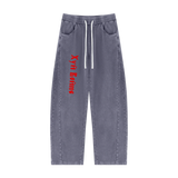 Khuy Voyne — Mineral-Wash Barrel Sweatpants by MIROLYUB – MIROLYUB New York streetwear sweatpants, streetwear gift for him
