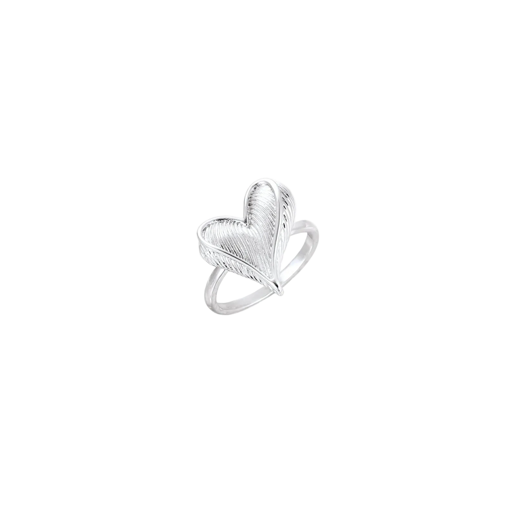 Lyubava Heart Ring by MIROLYUB – handmade designer ring, jewelry gift for her, New York jewelry