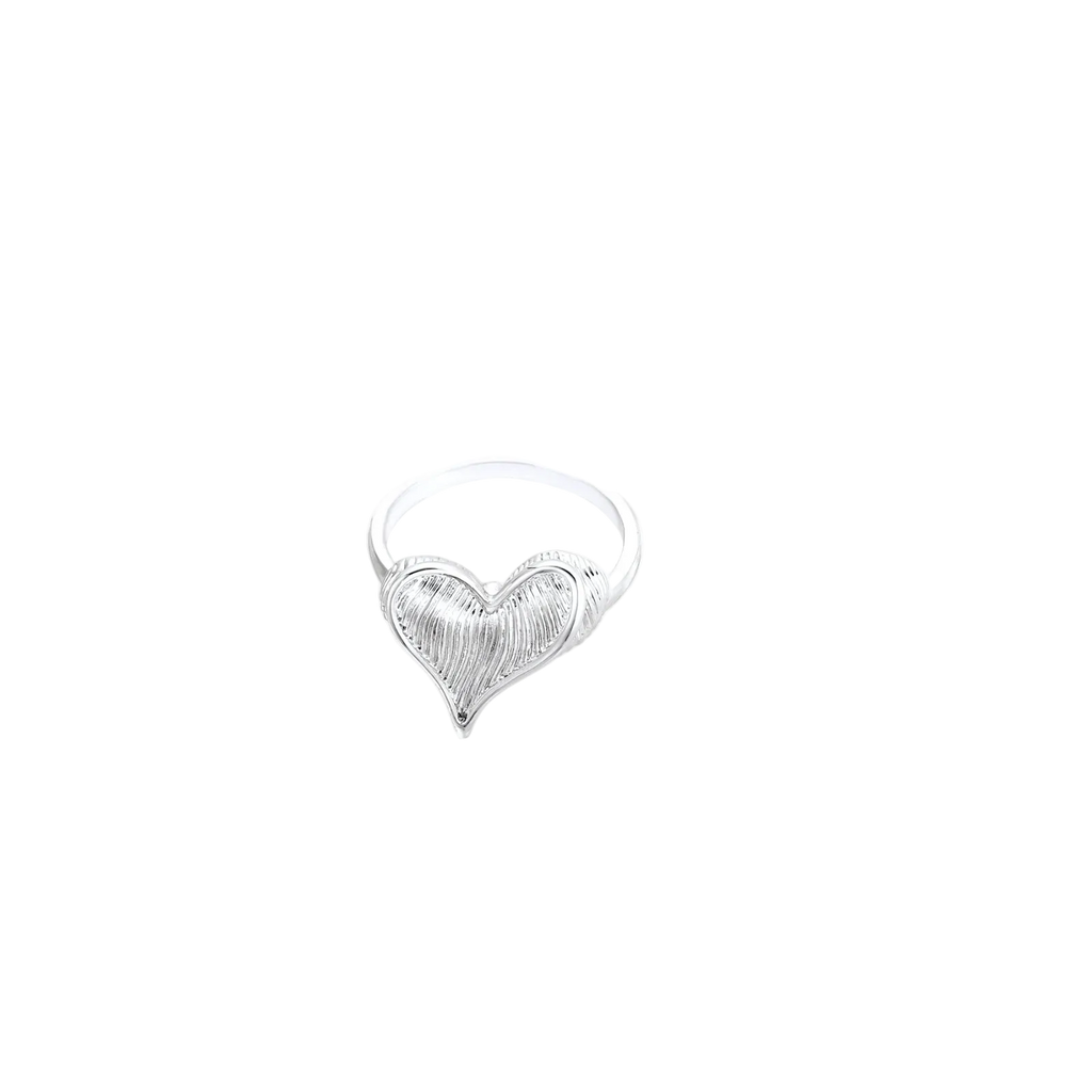 Lyubava Heart Ring by MIROLYUB – handmade designer ring, jewelry gift for her, New York jewelry