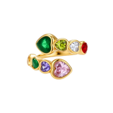 Lyubomira Heart Ring by MIROLYUB – handmade designer ring, jewelry gift for her, New York jewelry