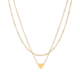 Lyuboslava Heart Necklace by MIROLYUB – handmade designer necklace, jewelry gift for her, New York jewelry