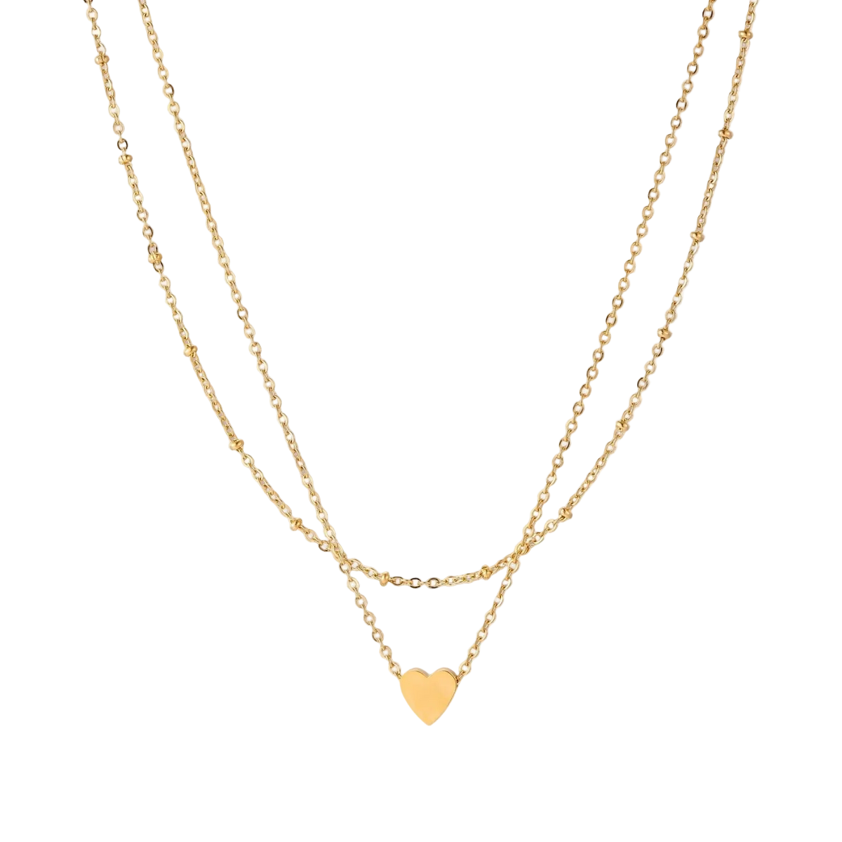 Lyuboslava Heart Necklace by MIROLYUB – handmade designer necklace, jewelry gift for her, New York jewelry