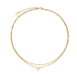 Lyuboslava Heart Necklace by MIROLYUB – handmade designer necklace, jewelry gift for her, New York jewelry