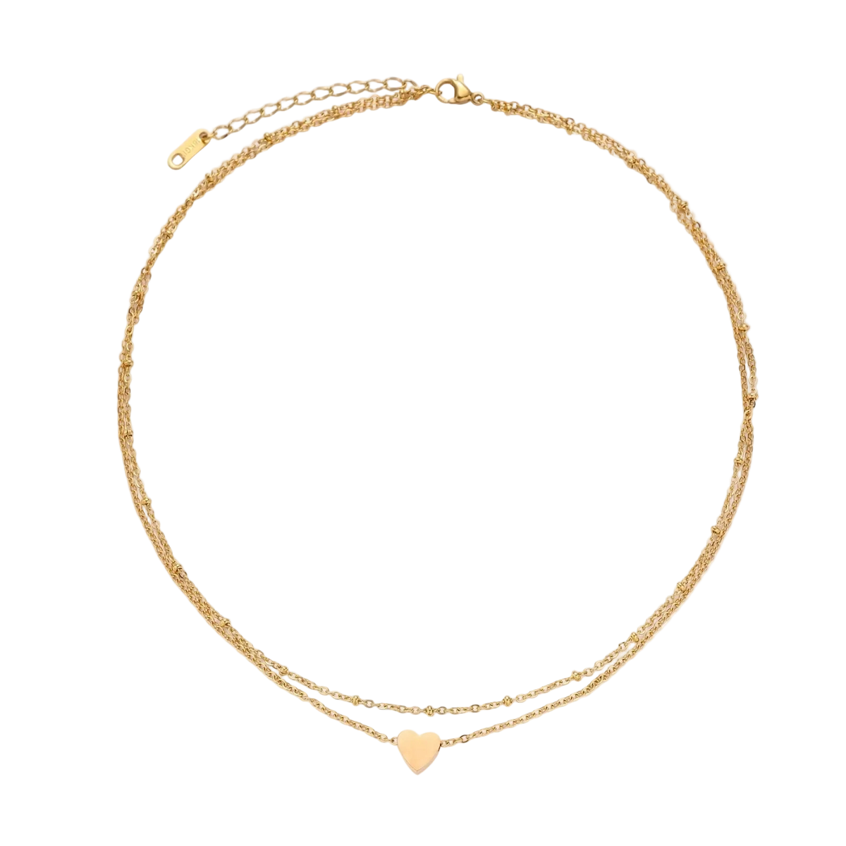 Lyuboslava Heart Necklace by MIROLYUB – handmade designer necklace, jewelry gift for her, New York jewelry