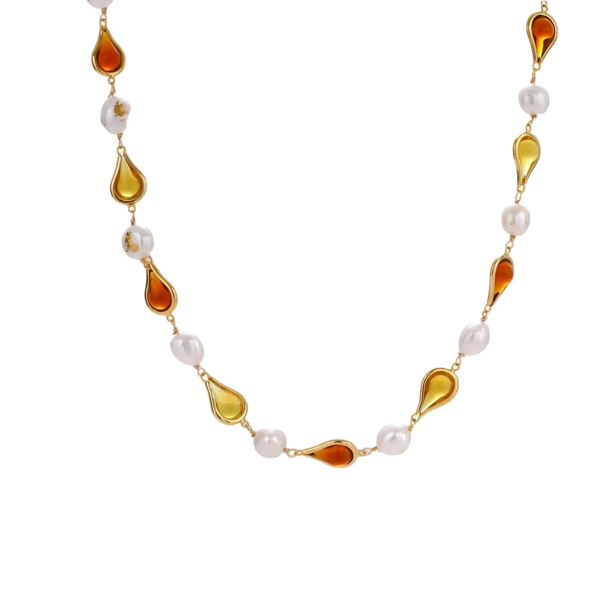 Medena Baroque Necklace by MIROLYUB – handmade designer necklace, jewelry gift for her, New York jewelry