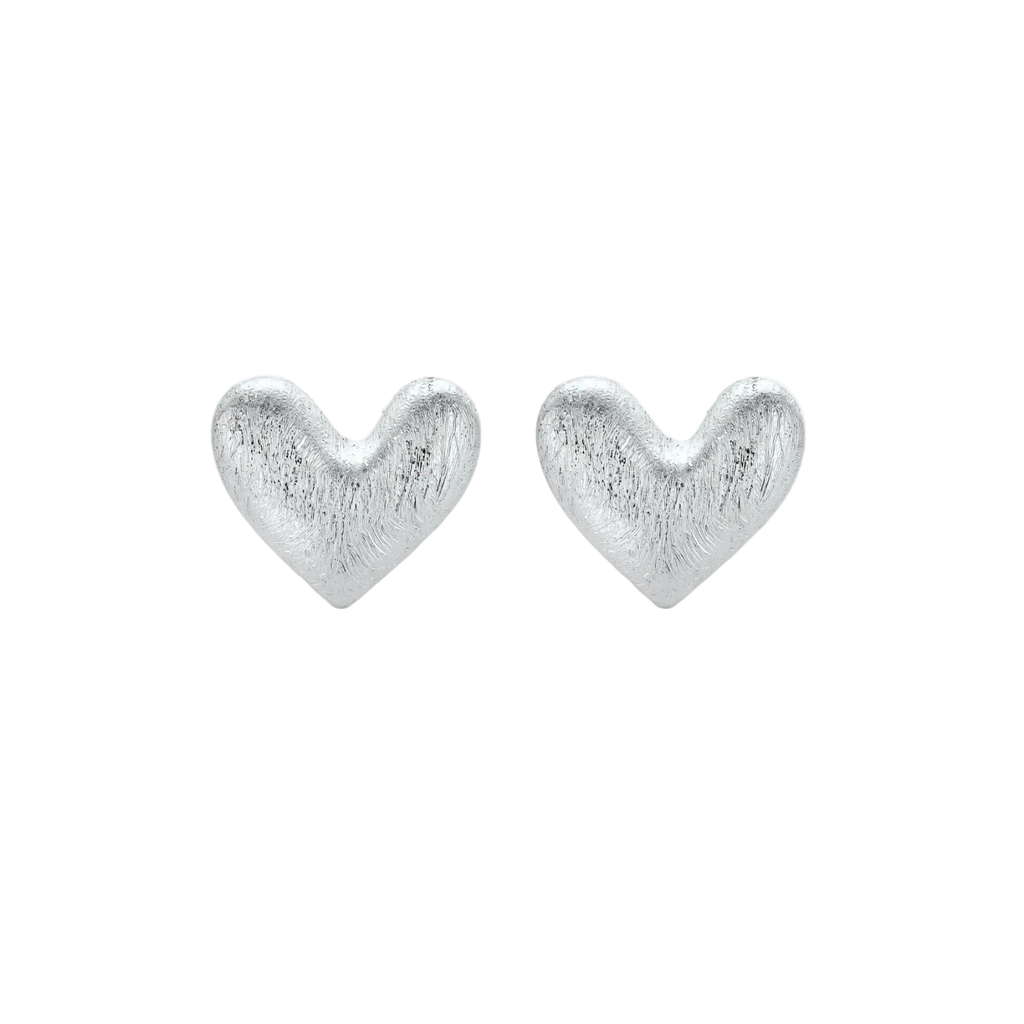 Milica Heart Studs by MIROLYUB – MIROLYUB New York streetwear piece, designer gift