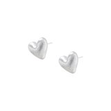 Milica Heart Studs by MIROLYUB – MIROLYUB New York streetwear piece, designer gift