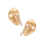 Mislava Face Earrings by MIROLYUB – handmade designer earrings, jewelry gift for her, New York jewelry
