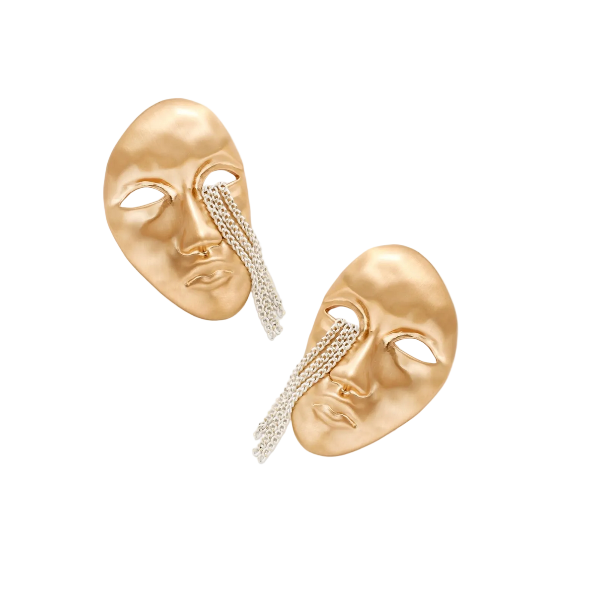 Mislava Face Earrings by MIROLYUB – handmade designer earrings, jewelry gift for her, New York jewelry