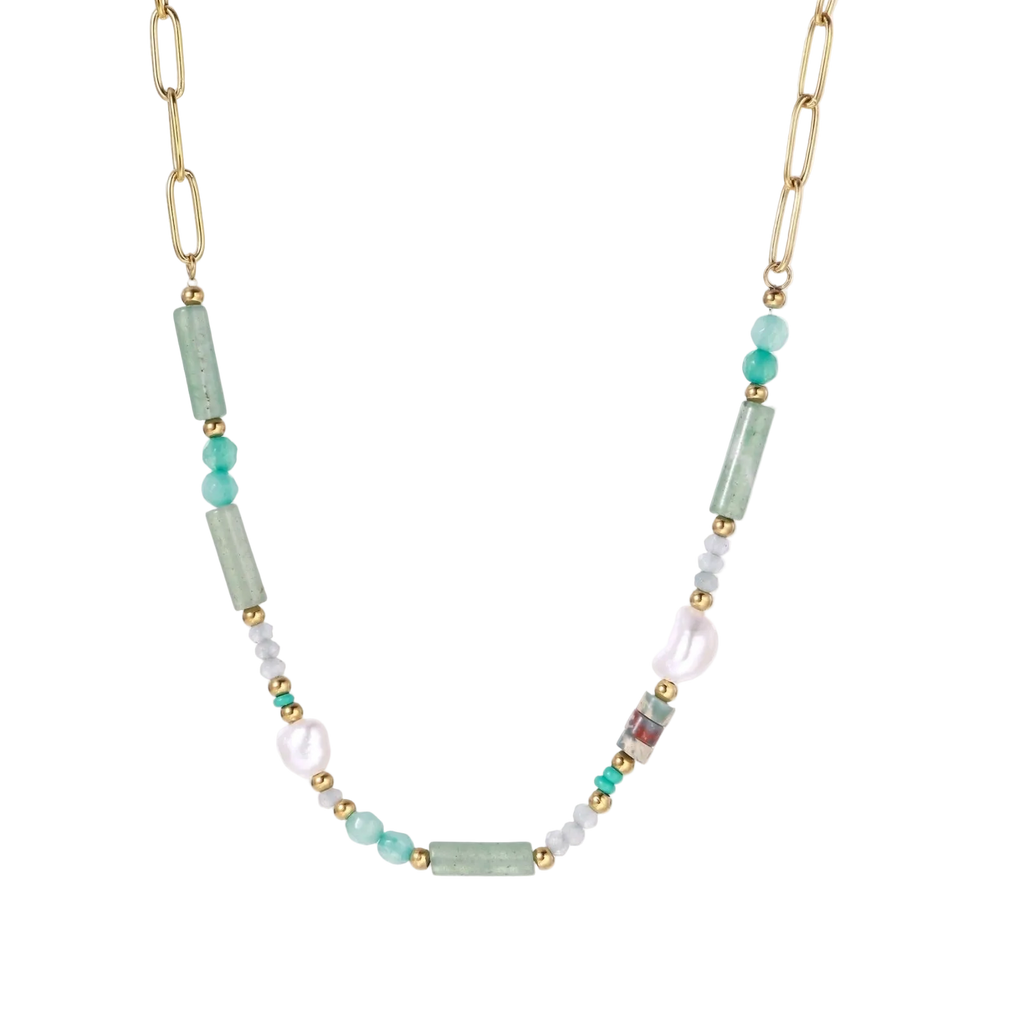 Morana Necklace by MIROLYUB – handmade designer necklace, jewelry gift for her, New York jewelry
