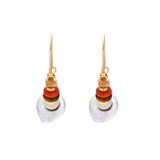 Nadezhda Pearl Earrings by MIROLYUB – handmade designer earrings, jewelry gift for her, New York jewelry