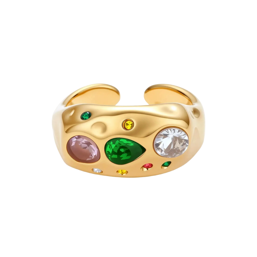 Nevena Ring by MIROLYUB – handmade designer ring, jewelry gift for her, New York jewelry