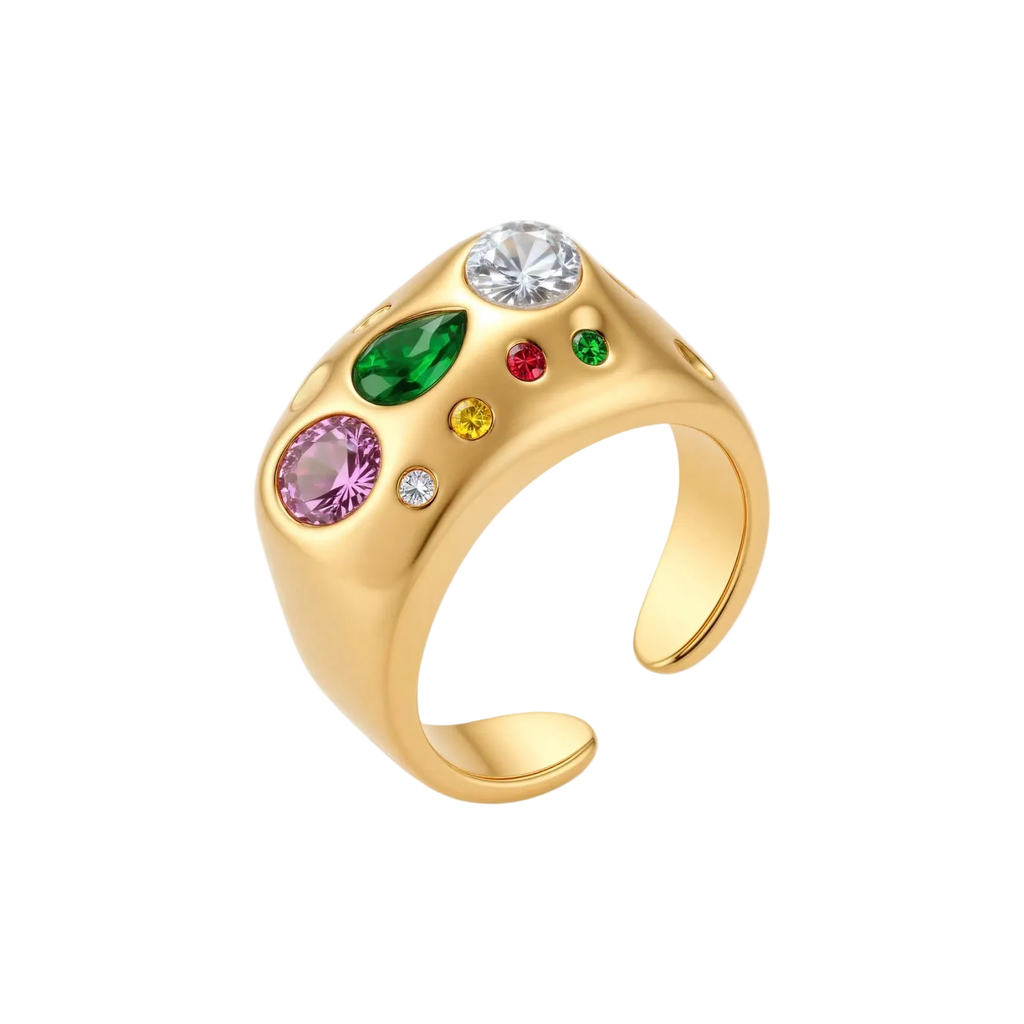 Nevena Ring by MIROLYUB – handmade designer ring, jewelry gift for her, New York jewelry