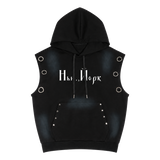 New York — Eyelet Hoodie by MIROLYUB – MIROLYUB New York streetwear hoodie, streetwear gift for him