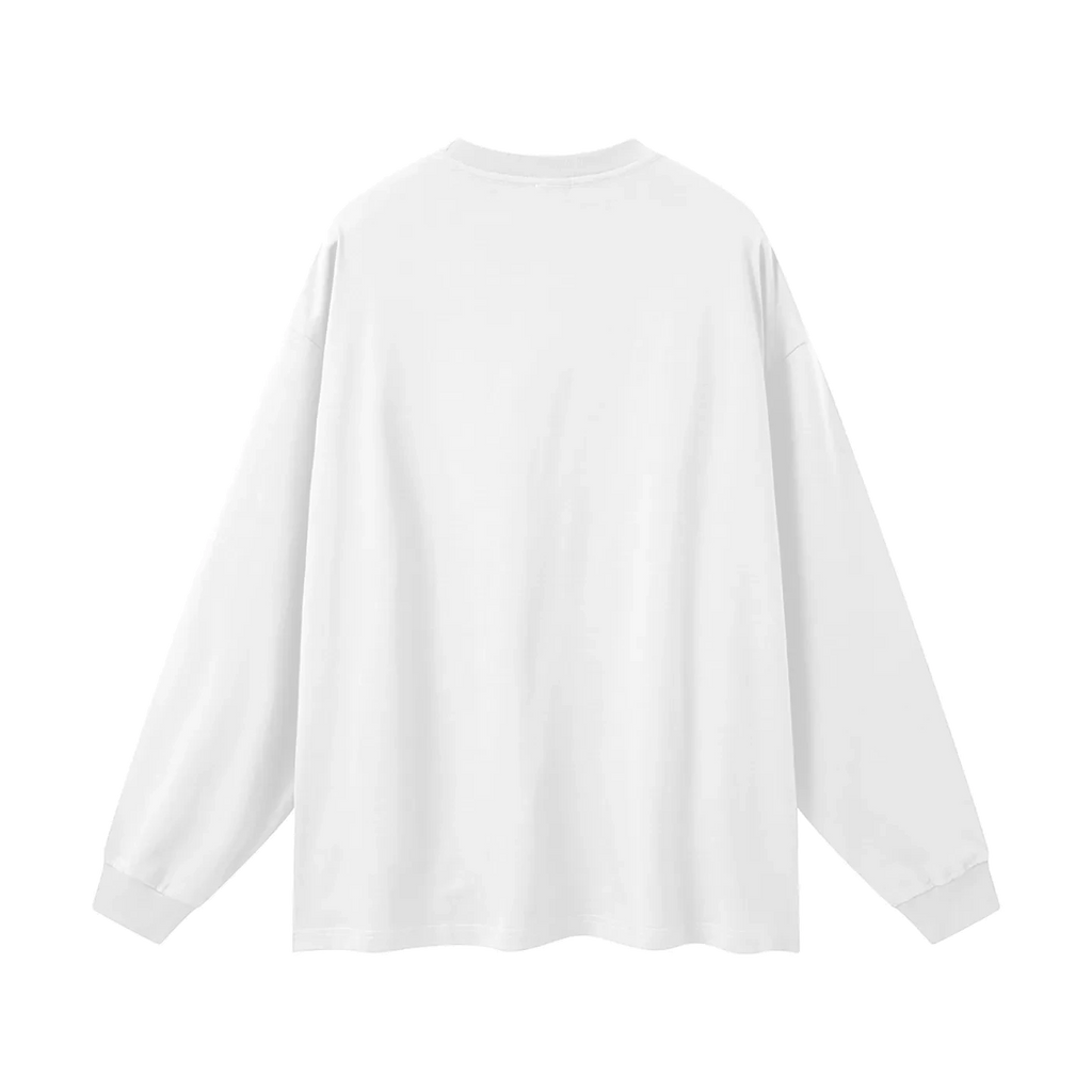 Oversized Unisex Long Sleeve T-Shirt by MIROLYUB – MIROLYUB New York streetwear long sleeve tee, streetwear gift for him