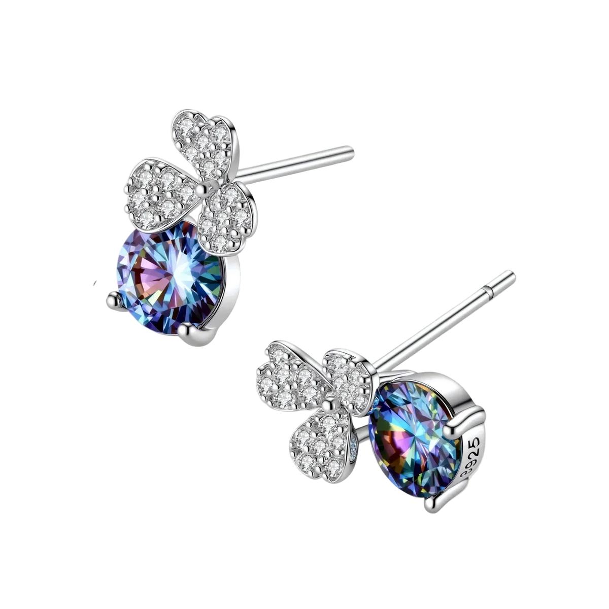 Rada Clover Studs by MIROLYUB – MIROLYUB New York streetwear piece, designer gift