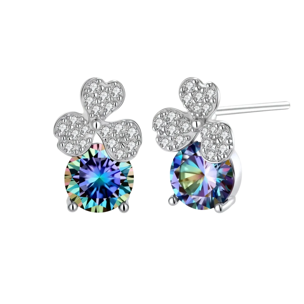 Rada Clover Studs by MIROLYUB – MIROLYUB New York streetwear piece, designer gift