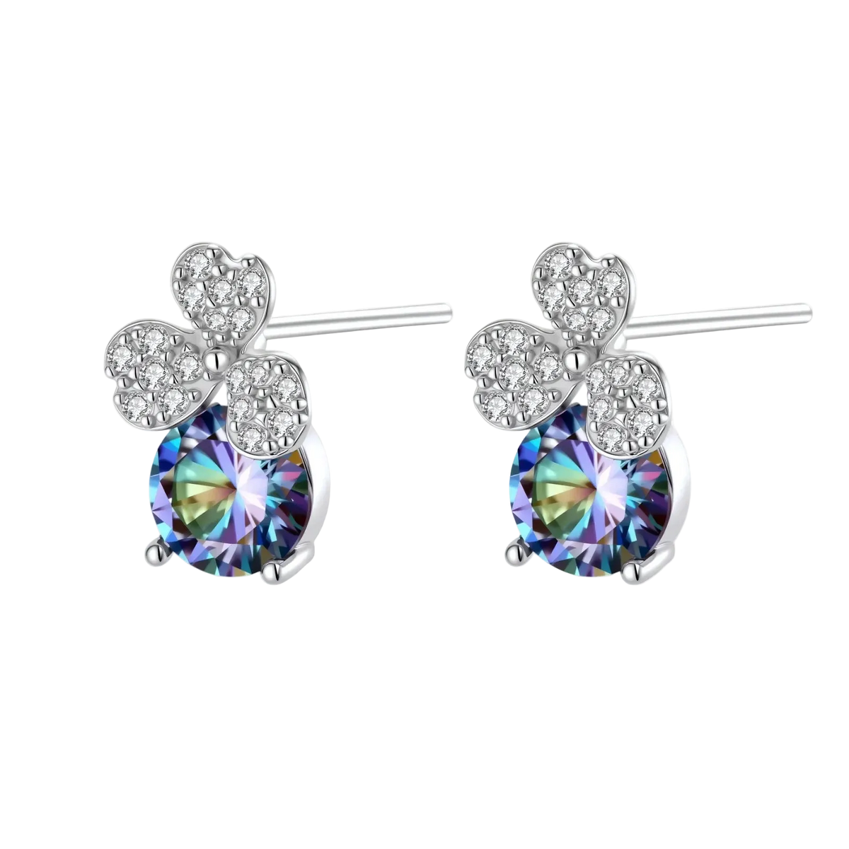 Rada Clover Studs by MIROLYUB – MIROLYUB New York streetwear piece, designer gift