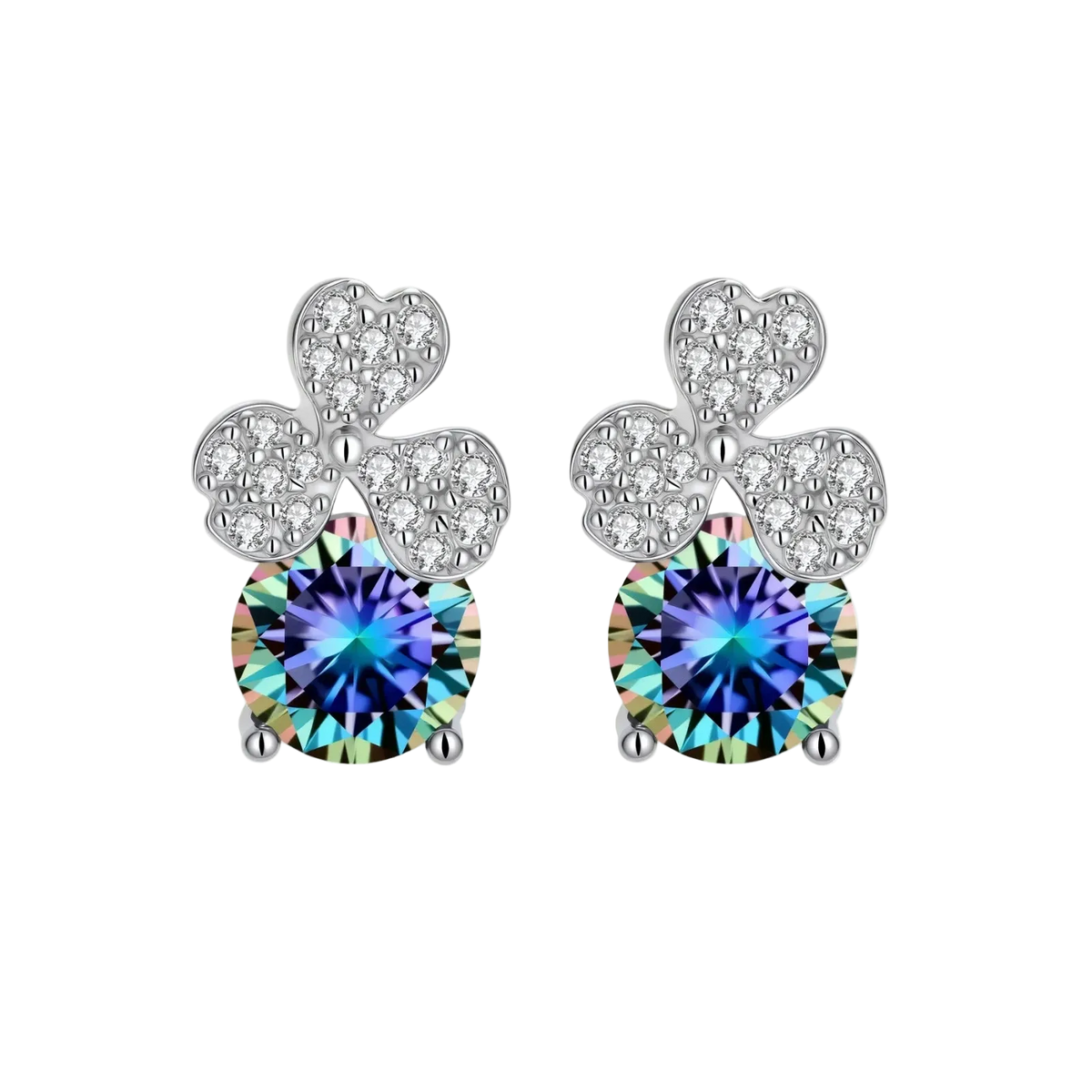 Rada Clover Studs by MIROLYUB – MIROLYUB New York streetwear piece, designer gift
