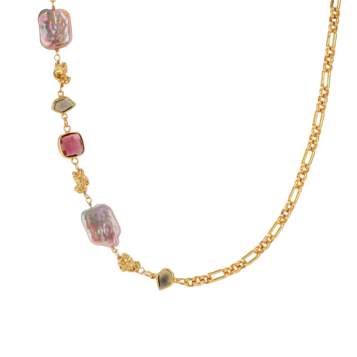 Radmira Baroque Necklace by MIROLYUB – handmade designer necklace, jewelry gift for her, New York jewelry