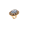 Ruzhana Cameo Ring by MIROLYUB – handmade designer ring, jewelry gift for her, New York jewelry