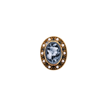 Ruzhana Cameo Ring by MIROLYUB – handmade designer ring, jewelry gift for her, New York jewelry