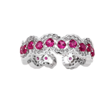 Ruzica Rose Ring by MIROLYUB – handmade designer ring, jewelry gift for her, New York jewelry