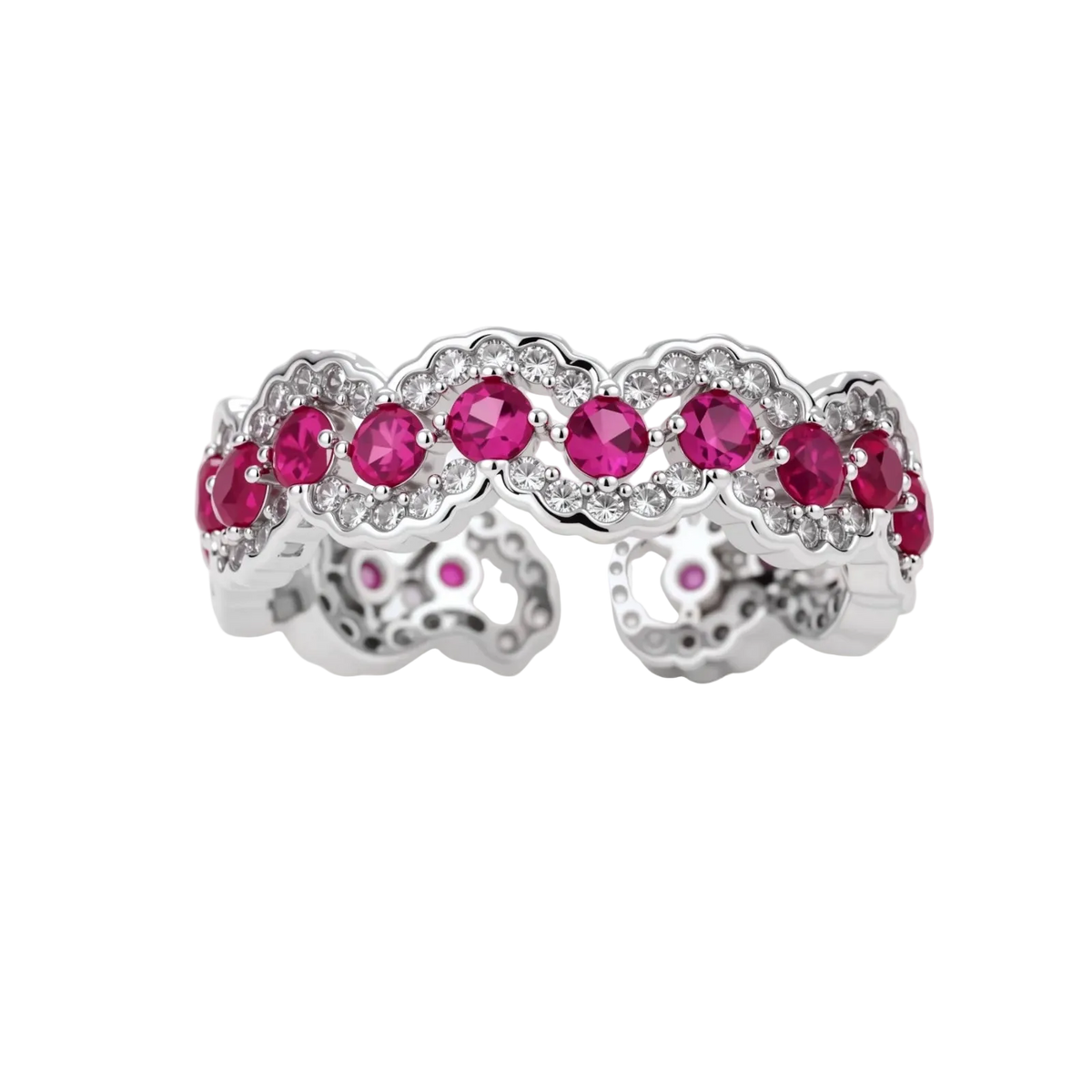 Ruzica Rose Ring by MIROLYUB – handmade designer ring, jewelry gift for her, New York jewelry