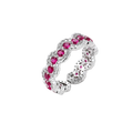 Ruzica Rose Ring by MIROLYUB – handmade designer ring, jewelry gift for her, New York jewelry