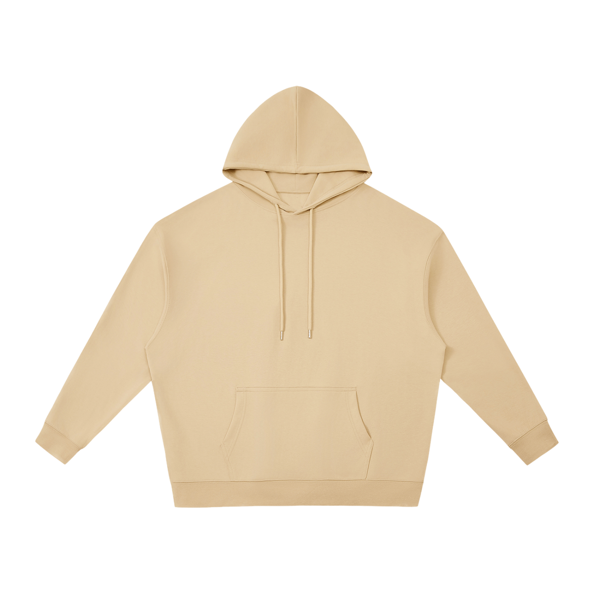 MIROLYUB Shelter Pullover Hoodie in Khaki, front view