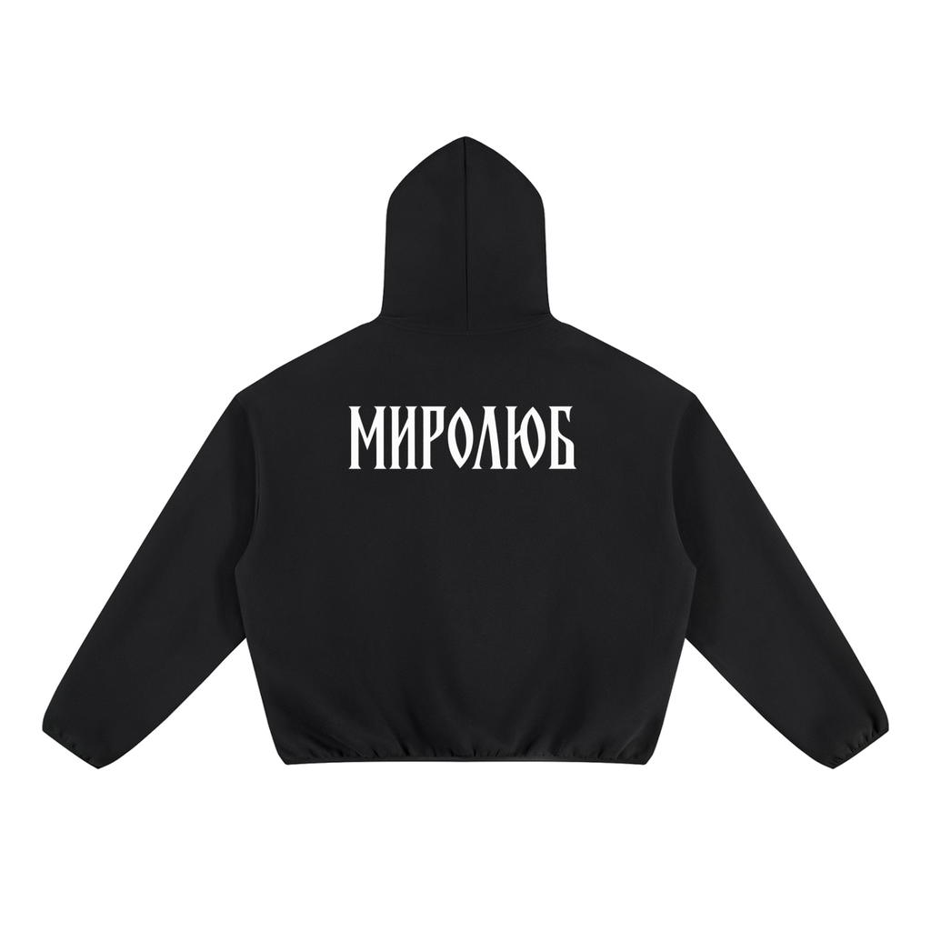 Suchka Krashena — Piping Hoodie by MIROLYUB – MIROLYUB New York streetwear hoodie, streetwear gift for him