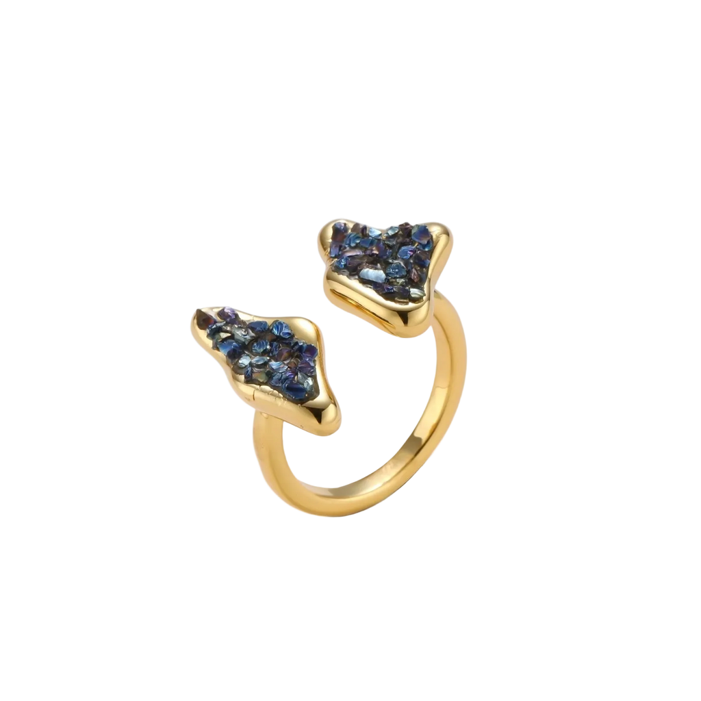 Svetlina Ring by MIROLYUB – handmade designer ring, jewelry gift for her, New York jewelry