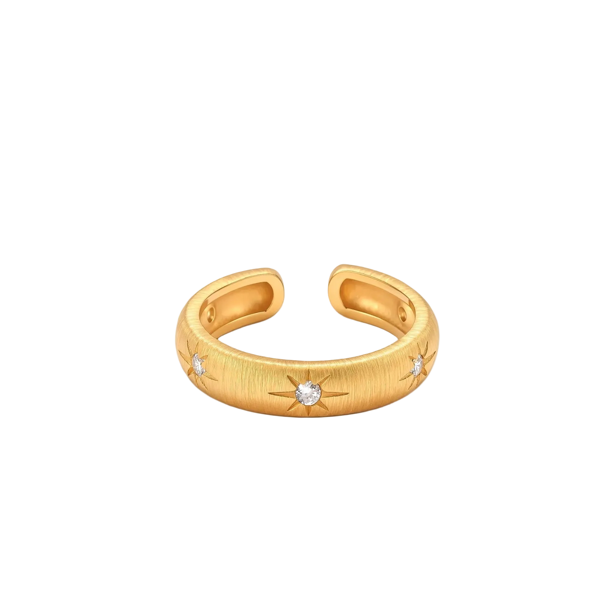 Svetomir Cuff Ring by MIROLYUB – handmade designer ring, jewelry gift for her, New York jewelry