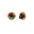 Vera Circle Earrings by MIROLYUB – handmade designer earrings, jewelry gift for her, New York jewelry