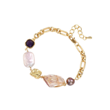 Veslava Gemstone Bracelet by MIROLYUB – handmade designer bracelet, jewelry gift for her, New York jewelry