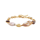 Veslava Gemstone Bracelet by MIROLYUB – handmade designer bracelet, jewelry gift for her, New York jewelry