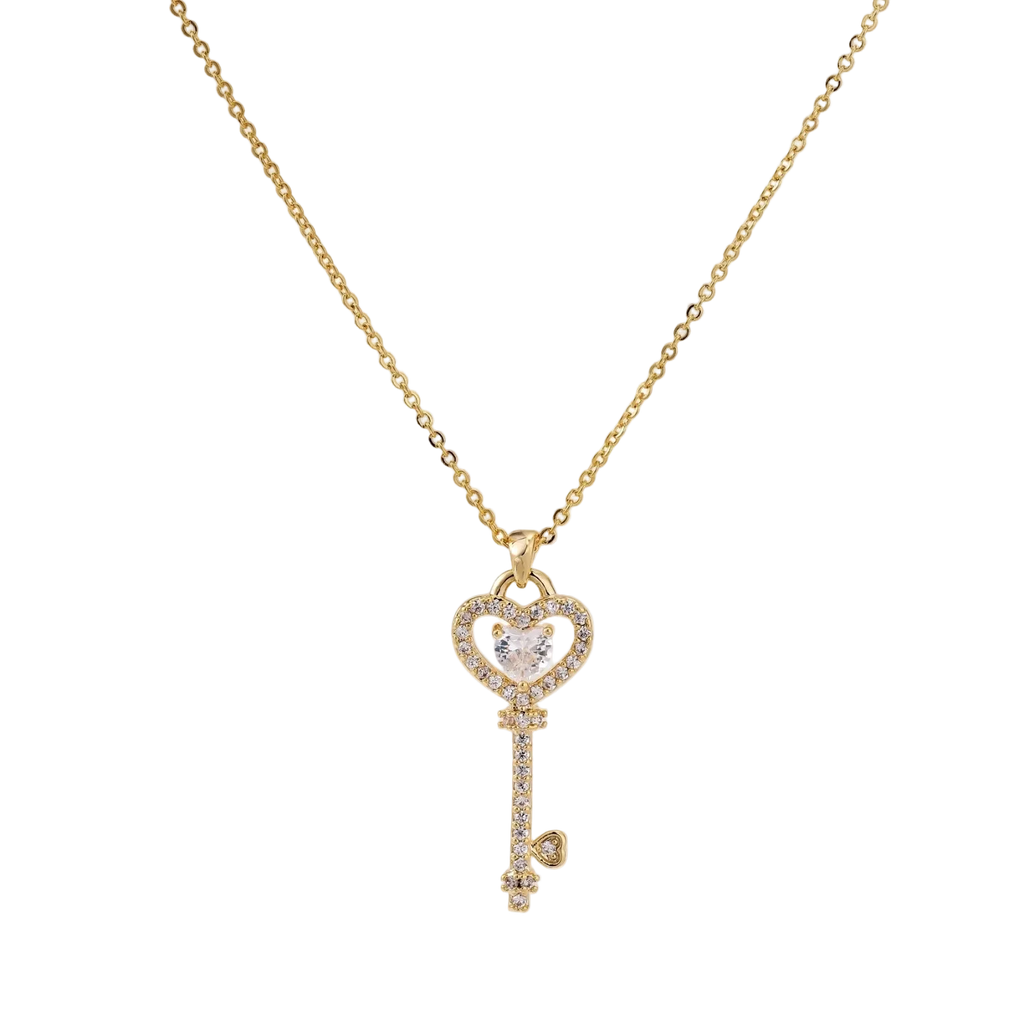 Vesna Key Necklace by MIROLYUB – handmade designer necklace, jewelry gift for her, New York jewelry