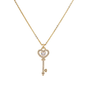 Vesna Key Necklace by MIROLYUB – handmade designer necklace, jewelry gift for her, New York jewelry