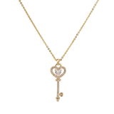 Vesna Key Necklace by MIROLYUB – handmade designer necklace, jewelry gift for her, New York jewelry