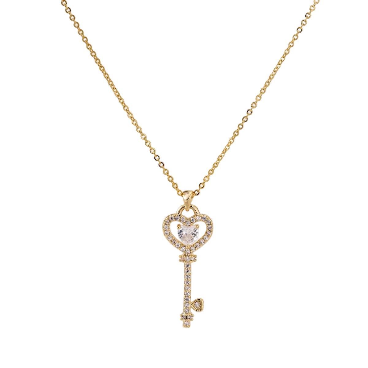 Vesna Key Necklace by MIROLYUB – handmade designer necklace, jewelry gift for her, New York jewelry