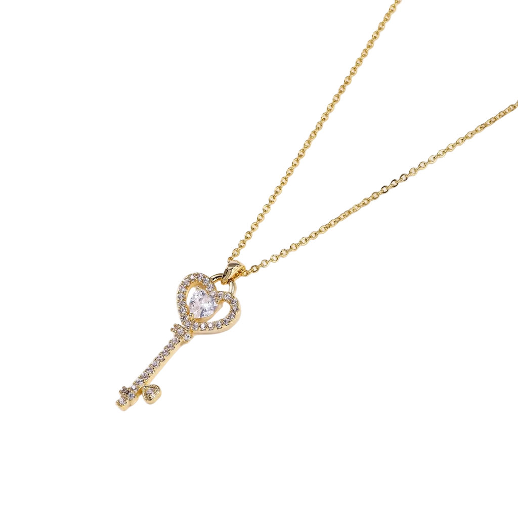 Vesna Key Necklace by MIROLYUB – handmade designer necklace, jewelry gift for her, New York jewelry