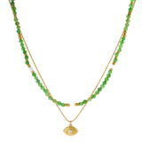 Vidana Layered Necklace by MIROLYUB – handmade designer necklace, jewelry gift for her, New York jewelry