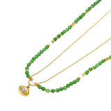 Vidana Layered Necklace by MIROLYUB – handmade designer necklace, jewelry gift for her, New York jewelry