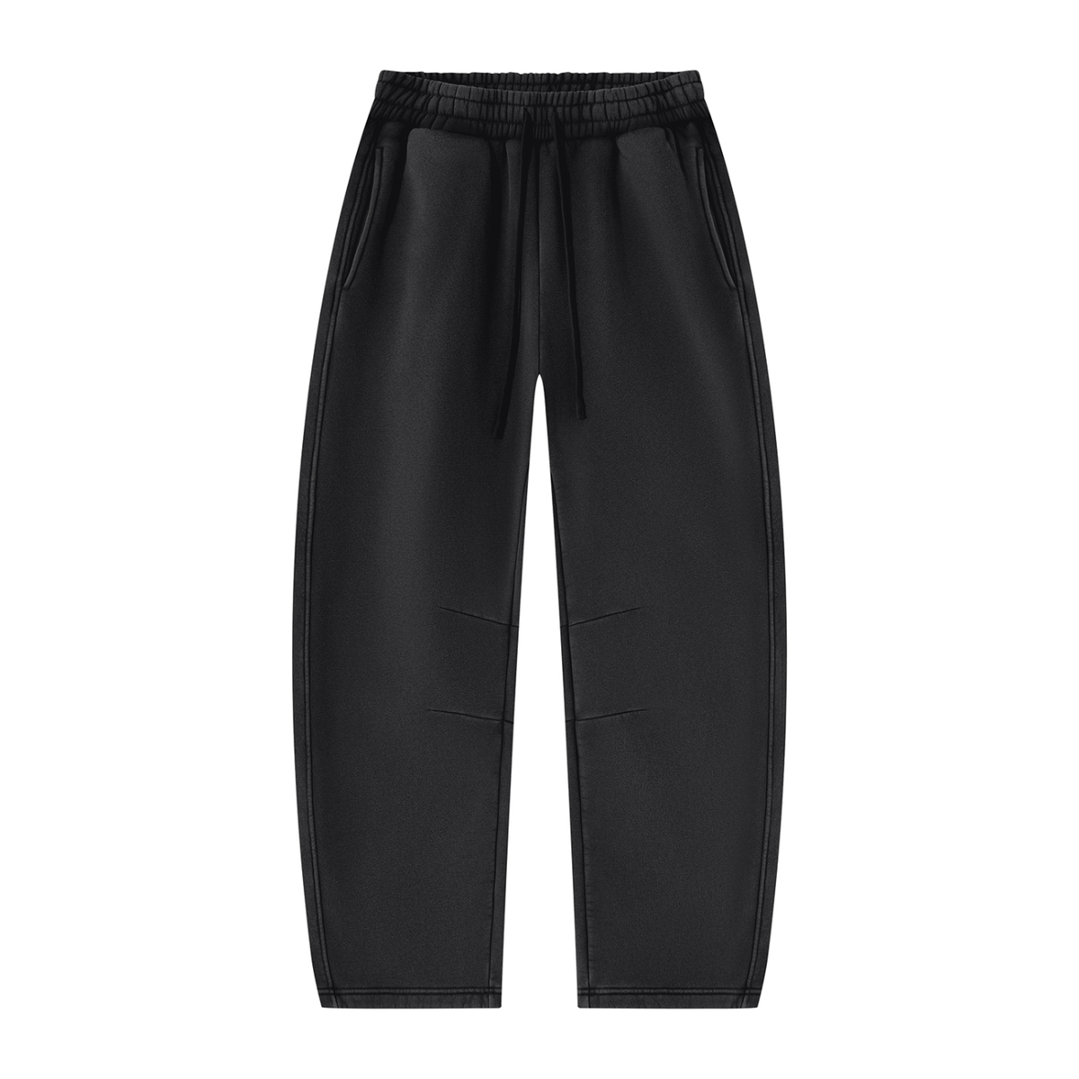 Vintage Wash — Barrel-Leg Fleece Sweatpants by MIROLYUB – MIROLYUB New York streetwear sweatpants, streetwear gift for him