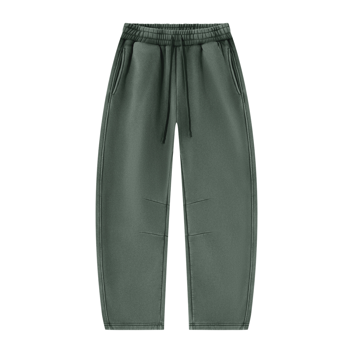 Vintage Wash — Barrel-Leg Fleece Sweatpants by MIROLYUB – MIROLYUB New York streetwear sweatpants, streetwear gift for him