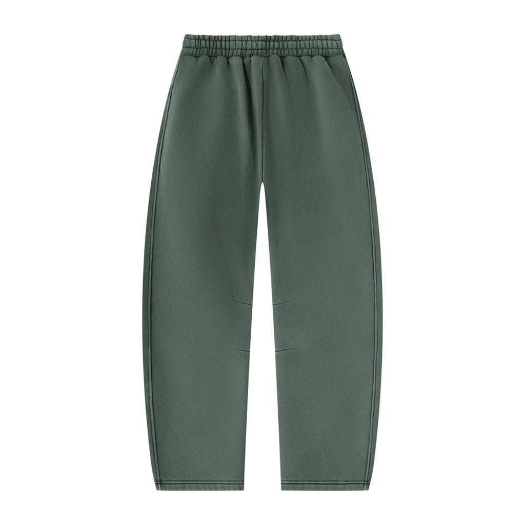 Vintage Wash — Barrel-Leg Fleece Sweatpants by MIROLYUB – MIROLYUB New York streetwear sweatpants, streetwear gift for him