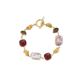 Vladena Charm Bracelet by MIROLYUB – handmade designer bracelet, jewelry gift for her, New York jewelry