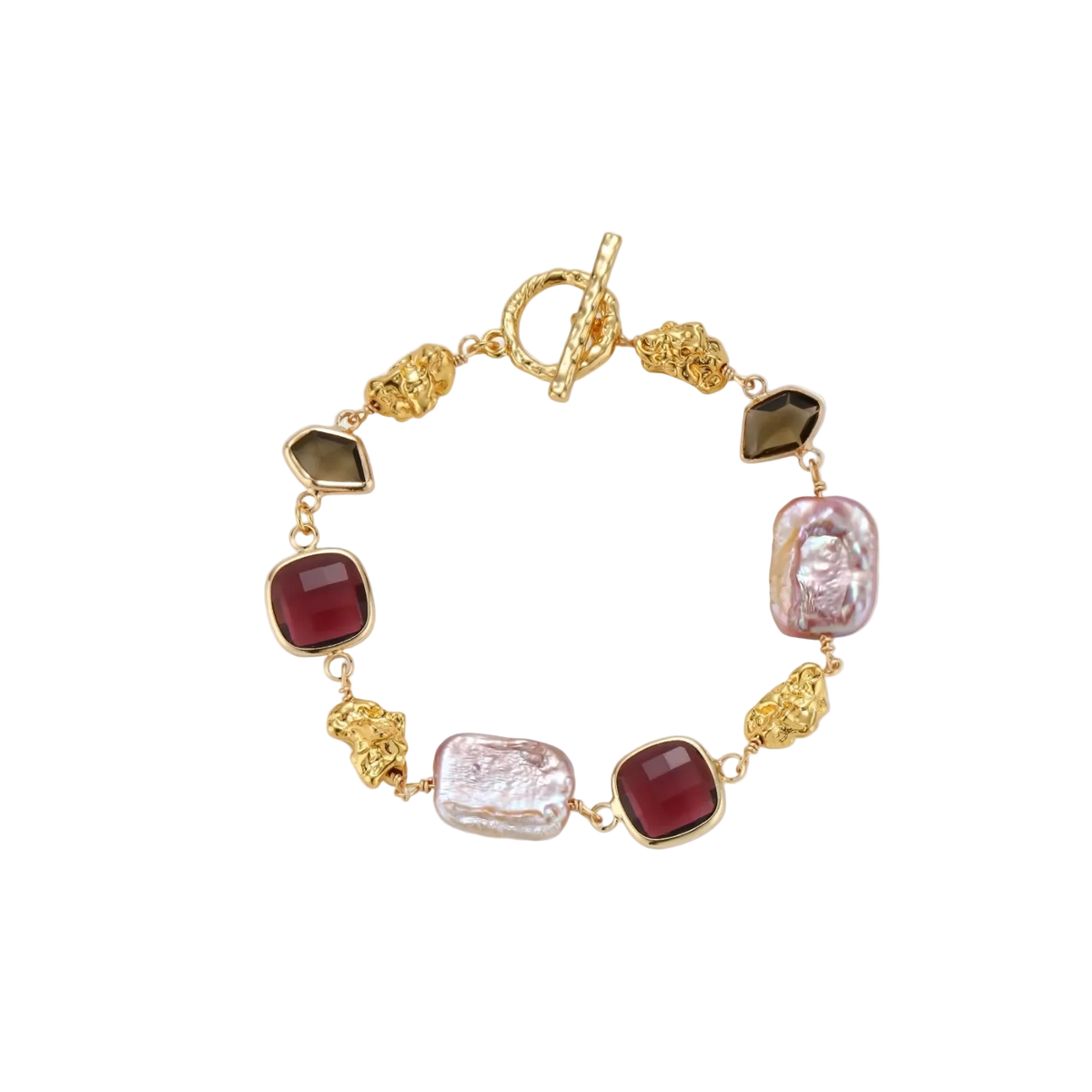 Vladena Charm Bracelet by MIROLYUB – handmade designer bracelet, jewelry gift for her, New York jewelry