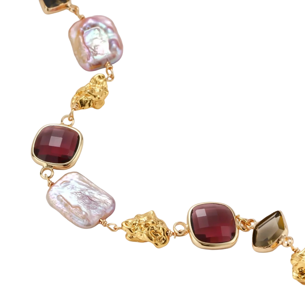 Vladena Charm Bracelet by MIROLYUB – handmade designer bracelet, jewelry gift for her, New York jewelry